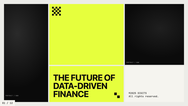 Neo-Grid Bold — editorial with a neon-lime accent