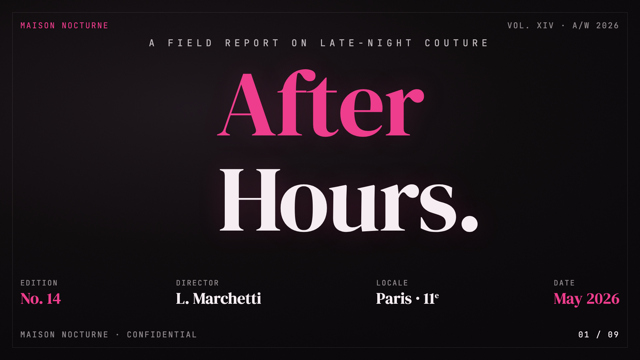 Pink Script — black canvas & hot pink flourish